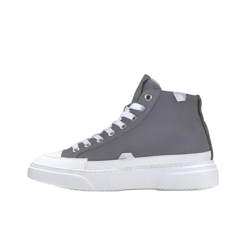Inuikii High-Top Canvas Shoes Gray Men's