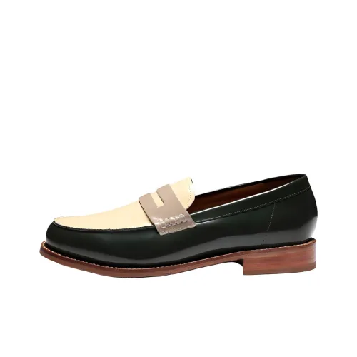 GRENSON Лоферы Зеленые Мужские