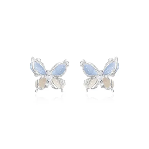 MISS TOOYA Цветная глазурь Серьги-гвоздики Женские