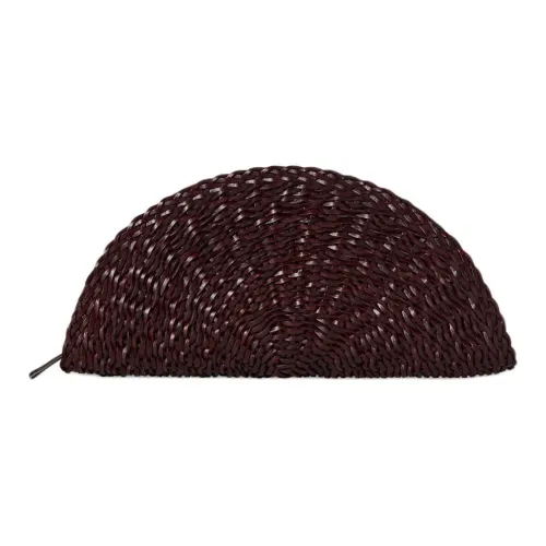 THE ROW Телячья кожа Клатч Женский Бордовый Красный