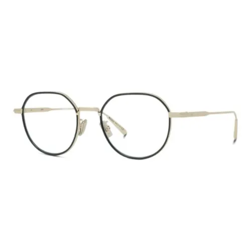 DIOR Металл Нерегулярная форма Оправы для очков Унисекс Бежевый