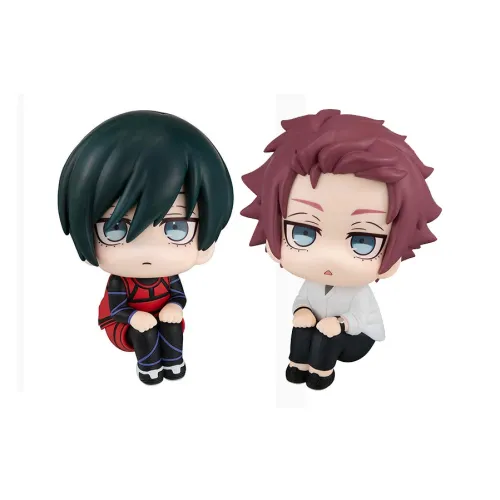 MegaHouse Blue Lock LookUP Collection Itoshi Rin Itoshi Sae Набор фигурок в стиле чиби