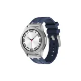 Серебристо-синий