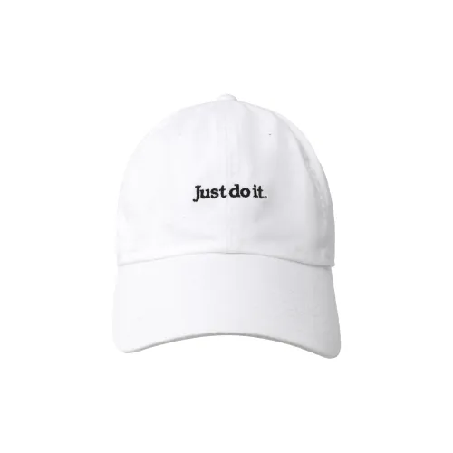 Nike Хлопковые кепки унисекс белые черные