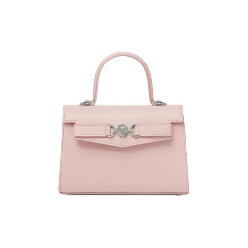 VERSACE Medusa '95 Коровья кожа Сумка через плечо Сумка Маленькая Женская Светло-розовая Красная