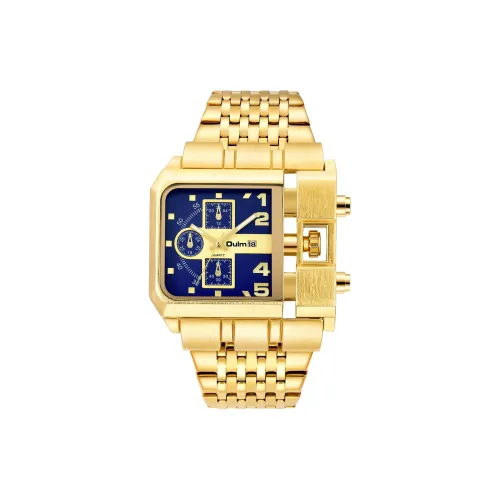 Oulm Кварцевый механизм Мужские часы 53mm*53mm*14mm Золото