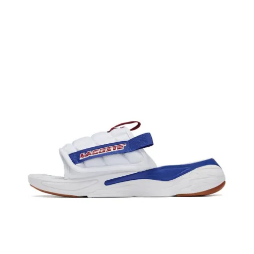 Слипоны LACOSTE Collaboration Белые и Синие Мужские