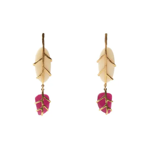 ZARA Серьги из металла женские золотые