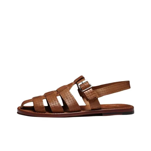 GRENSON Quincy Сандалии в римском стиле Мужской Коричневый