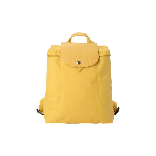 LONGCHAMP Le Pliage Холст и Кожа Рюкзак Женские Пшенично-Желтый