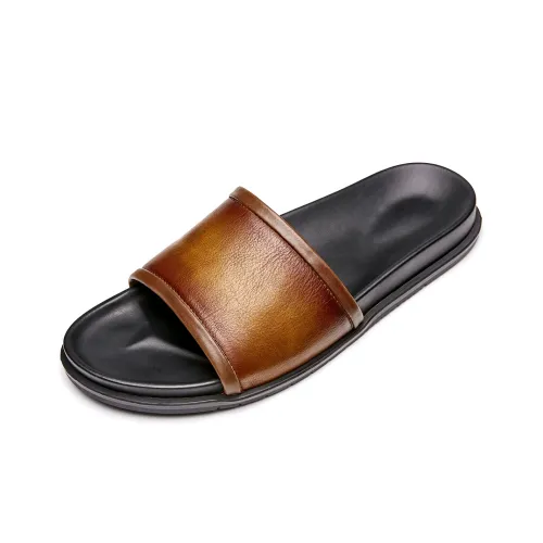Brounvanm Slip-resistant Slippers Men's Бруунванм противоскользящие слипоны мужские