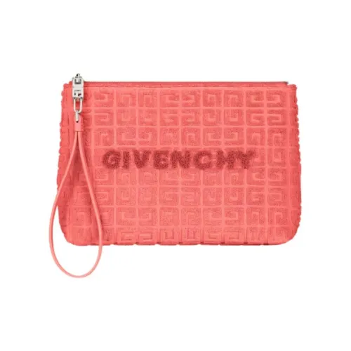 Givenchy Хлопок Клатч Большой Женский Коралловый