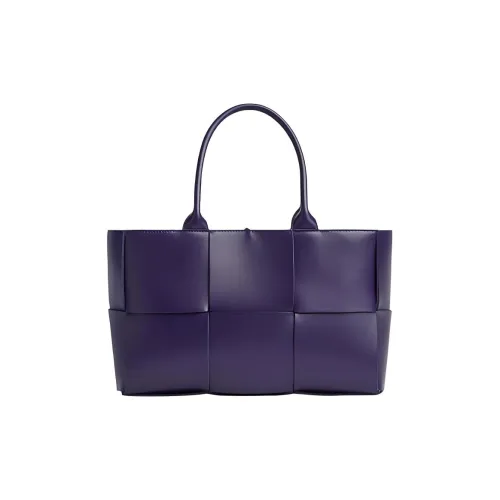 Bottega Veneta Arco Sheepskin Tote Bag Shopping Bag Women's Unicorn Purple
