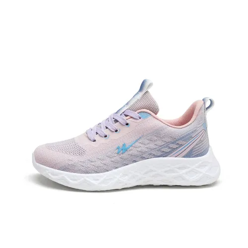 DOUBLE STAR 88 Дышащий и Легкий Низкий Топ Беговые Кроссовки Женские Лотосовый Корень Пудра Фиолетовый