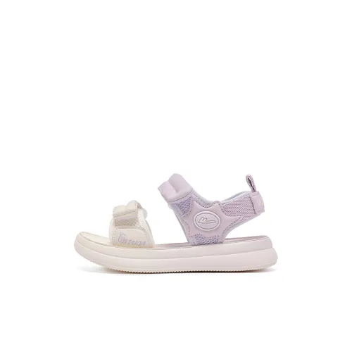 Warrior Slip-resistant и дышащие детские сандалии бежево-фиолетовые для малышей