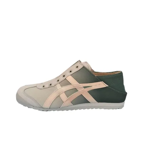 Onitsuka Tiger MEXICO 66 Износостойкий Дышащий Легкий Низкий Топ Casual Унисекс Зеленый
