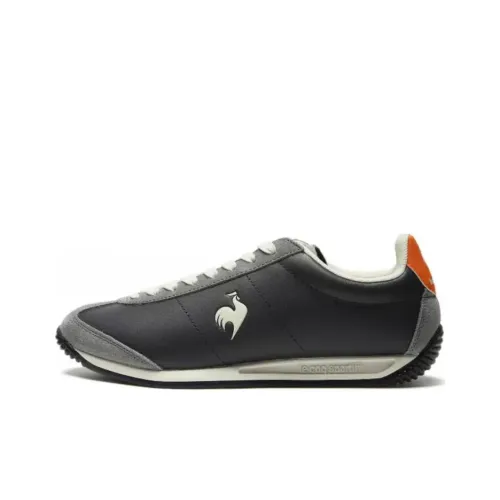 Le Coq Sportif Нескользящий Легкий Низкий Топ Повседневная Обувь Мужская Черный Серый