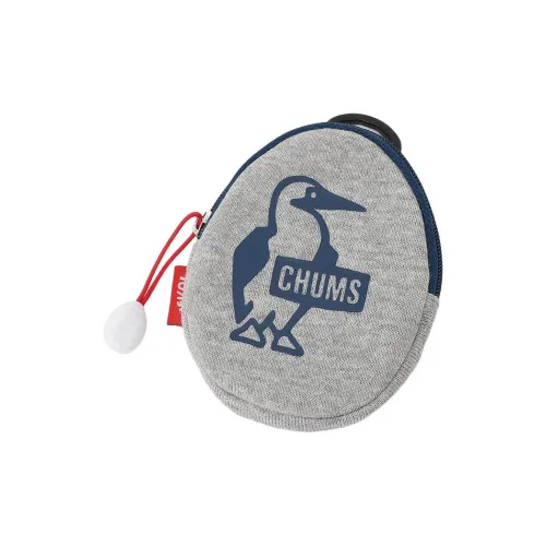 CHUMS Хлопок Монета Кошелек Стандартный Унисекс Серый