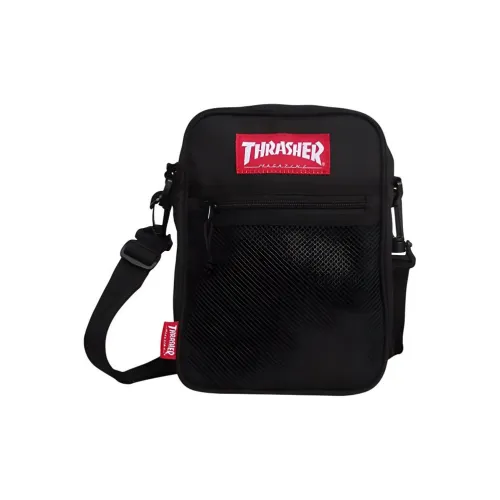 Thrasher Сумка через плечо из ткани стандартная унисекс черная