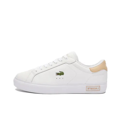 LACOSTE Powercourt Low Топ Кроссовки для скейтбординга Женские Белые