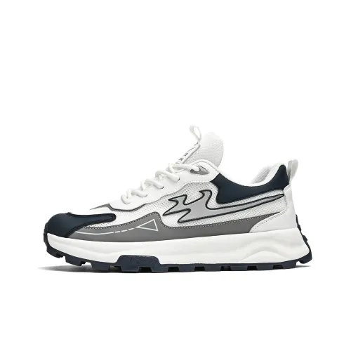 Binary Толстая подошва Низкий топ Белый Синий Мужской