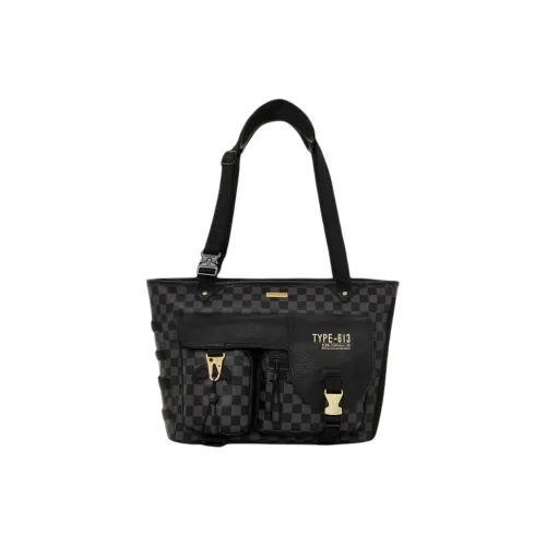 SPRAYGROUND Сумка из искусственной кожи сумка для покупок сумка через плечо унисекс черная клетка