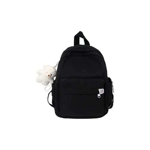 FEO Nylon Backpack Mini Unisex Black Pink White FEO Нейлон Рюкзак Мини Унисекс Черный Розовый Белый