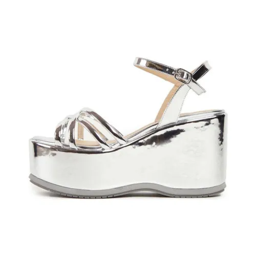 Paloma Barceló One Ремешок Сандалии 8,5 см Женские Серебряные