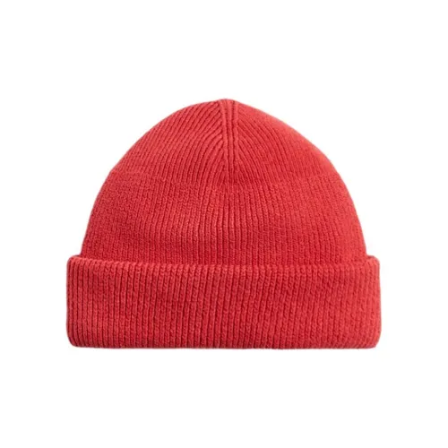 ZARA Cotton Beanies Men's Red White Black ZARA Хлопок Шапки-бини Мужской Красный Белый Черный