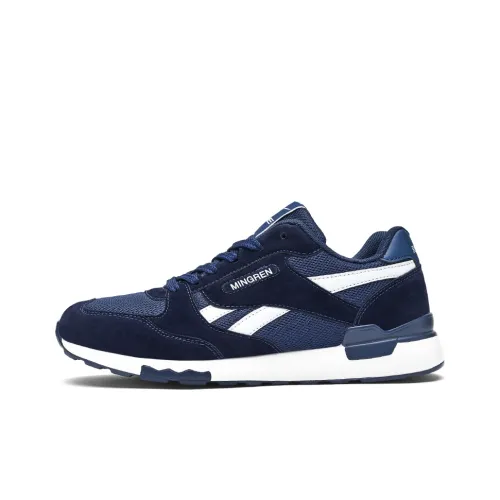 DOUBLE STAR 88 Амортизаторы Slip-resistant Низкие Кроссовки для бега Мужские Темно-синие