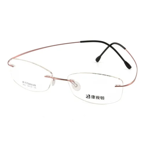 Cornstone Титан Нерегулярная форма Оправы для очков Женские Розовый Многоцветный Фиолетовый Серебряный Бордовый