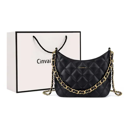 CinvaiKrose Сумка через плечо из коровьей кожи с синтетической кожей ведрообразная сумка маленькая женская экрю черная