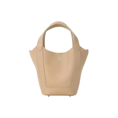 STAR TOWN Коровья кожа Ведрообразная сумка Сумка через плечо Сумка Маленькая Женская Shacha Малиново-красный