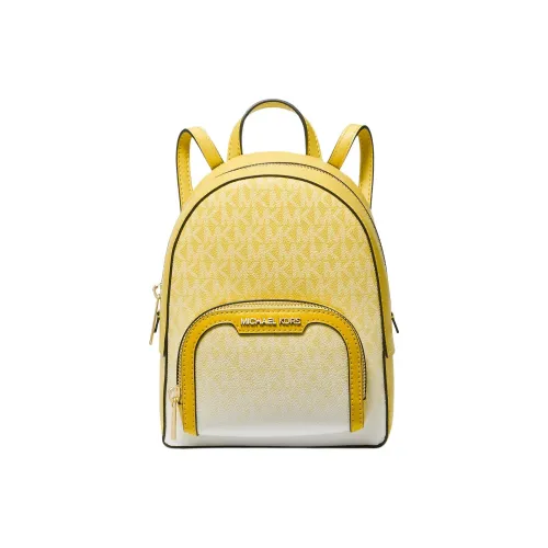 MICHAEL KORS Jaycee Покрытый холст Рюкзак Маленький Женский Золотой