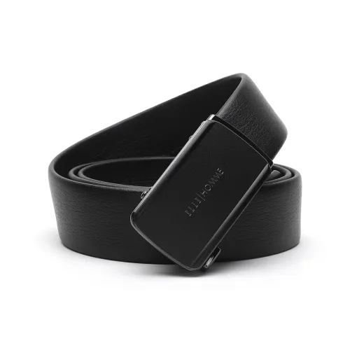 ELLE HOMME Автоматическая застежка ремня Мужские повседневные туфли Модный Матовый Сплав Застежка Телесный Коровья кожа