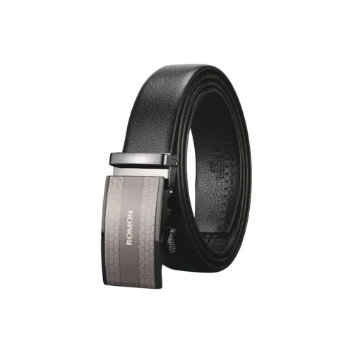 Romon Автоматическая застежка бизнес натуральная кожа брюки ремень роскошь модный ремень из коровьей кожи мужской 3,5 см