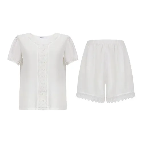 BLEO Pajama Комплект Женский Чисто Белый