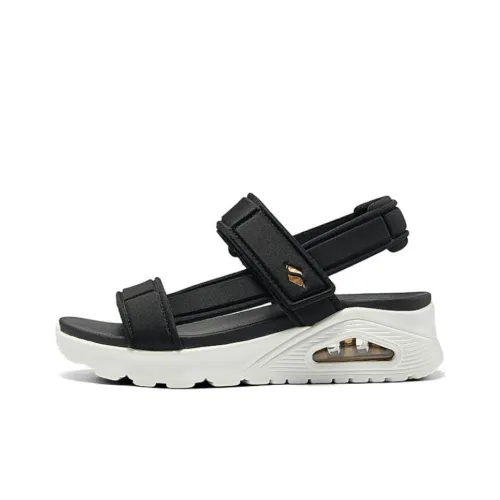 Skechers Uno one Ремень Сандалии Черный/Белый Женские