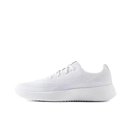 Allbirds Tree Runner Slip-Resistant Abrasion-Resistant Lightweight Low-Top Casual Shoes Unisex White Allbirds Tree Runner Противоскользящий Устойчивый к износу Легкий Низкий Топ Повседневная Обувь Унисекс Белый