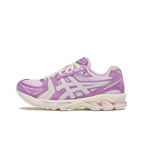 Asics Gel Kayano 14 Устойчивый к истиранию Низкий Топ Casual Унисекс Фиолетовый Бежевый