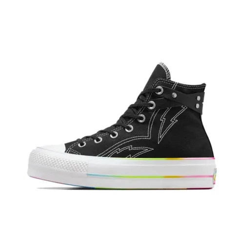 Converse Chuck Taylor All Star Lift Устойчивые к истиранию высокие кеды унисекс черные