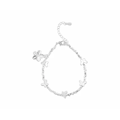 MUYAN Сплав Серебряный Flake Бабочка Браслет Женские