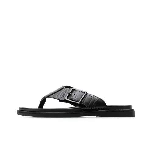 C°BANNER Антиперспирантные Устойчивые к истиранию Шлепанцы Мужские Черные