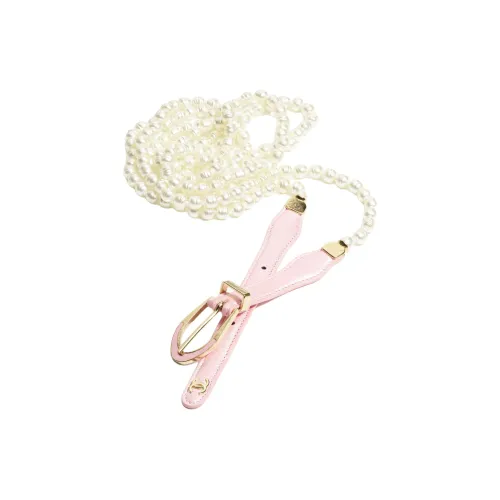 CHANEL Стекло, Бусины, Овечья шкура, Металлические цепи для талии, Женские