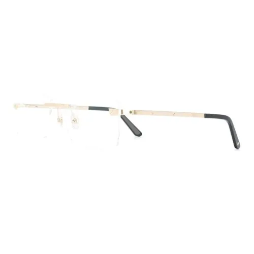 Cartier Квадратные Оправы для Очков Мужские Золотые