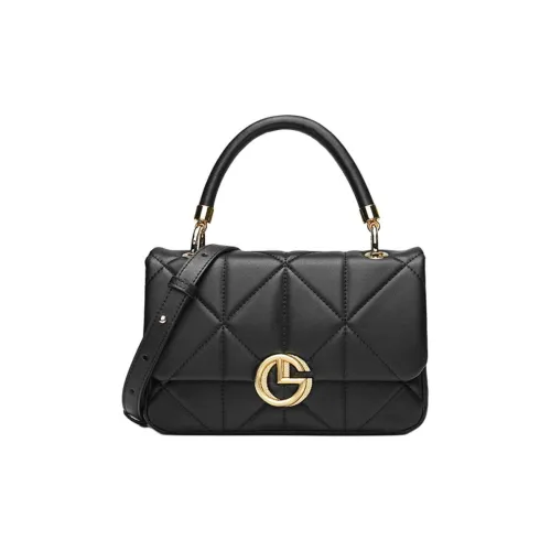 GOLDLION Сумка из коровьей кожи сумка через плечо маленькая женская черная белая