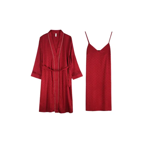 Xuan Liang 62918 Бордовый Женские Банные халаты