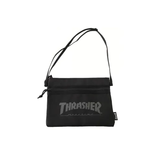Thrasher Полиэстер Сумка через плечо Стандартная Унисекс Черный Текст Черный