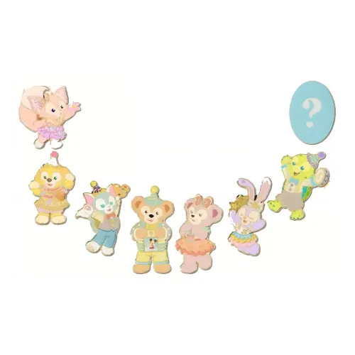 Disney Джелатони Линабелл Олу Мел CookieAnn СтеллаЛу ШеллиМэй Даффи Персонаж Металлический Значок Набор Значков