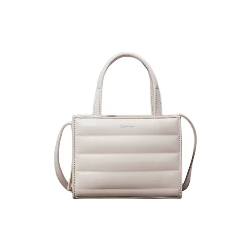 CK Calvin Klein Полиэстер Тоут Сумка Сумка для покупок Сумка через плечо Сумка мини Женская Песочный Pebble
